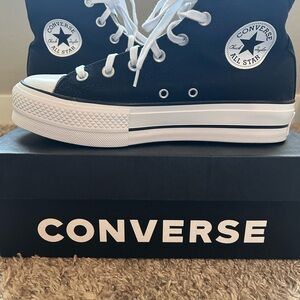 Converse Chuck Taylor All Star Platform High Top Black Women’s Size 8.5